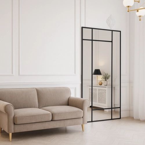 Lustro loft ze szprosami - HEKTOR - kolor ramy do wyboru